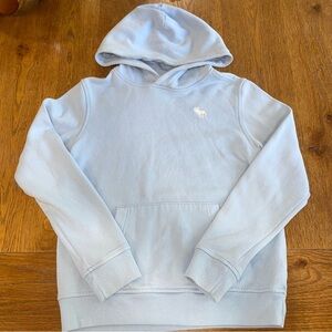 Abercrombie Kids Essential Icon Light Blue Hoodie size 11-12 kids